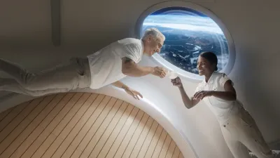 Общая зона модуля Haven-1 с большим иллюминатором и видом на Землю