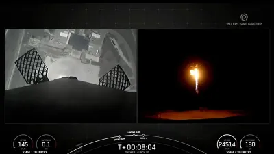 SpaceX доставила в космос 20 интернет-спутников конкурирующей Eutelsat OneWeb