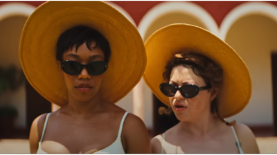 Naomi Ackie and Alia Shawkat in Blink Twice